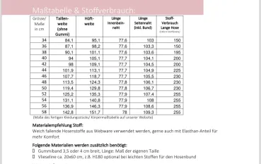 Preview: Papierschnittmuster Hose Villa Damen | lillesol women No.106