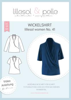 Papierschnittmuster Wickelshirt, lillesol women No. 41
