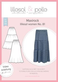 Papierschnittmuster Maxirock lillesol women No. 81