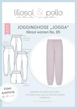 Papierschnittmuster Jogginghose 'Jogga', lillesol women No. 85