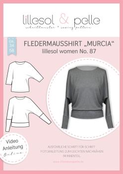 Papierschnittmuster Fledermausshirt Murcia, lillesol women No. 87