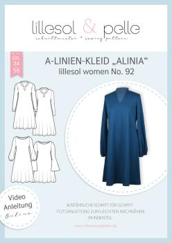 Papierschnittmuster Kleid Alinia lillesol women No. 92