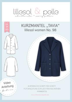 Papierschnittmuster lillesol women No. 98 Kurzmantel "Tavia"