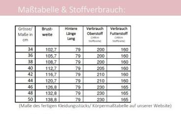 Preview: Papierschnittmuster lillesol women No. 98 Kurzmantel 