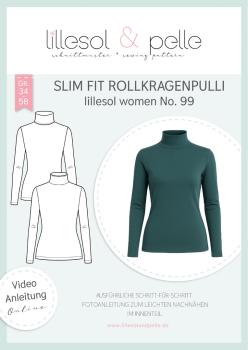 Schnittmuster Slim Fit Rollkragenpulli 