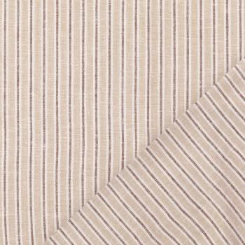 Preview: Viskose‑Leinen Stoff mit Streifen – leichter Stoff für Blusen, Kleider und Hosen