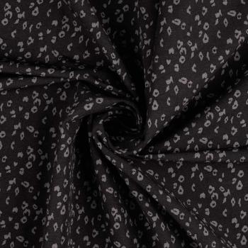 Bengaline uni, schwarz mit kleinem Leodesign