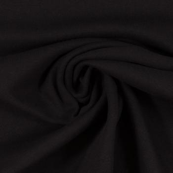 Heike, Schlauchware, Bündchen, uni, schwarz