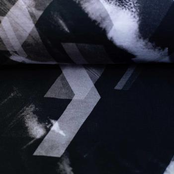 Baumwoll-Jersey Elevate by lyklig design, blau/braun