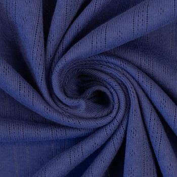 Tiana – Feinstrickjersey mit zauberhaftem Lochmuster, uni, violett