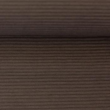 Ottoman-Jersey Bergen, uni, dunkelgrau/-taupe