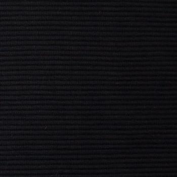 Ottoman-Jersey Bergen, uni, schwarz