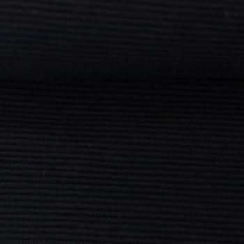 Ottoman-Jersey Bergen, uni, schwarz