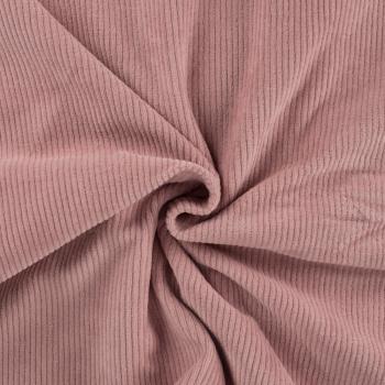 Cord-Jersey, uni, Nude
