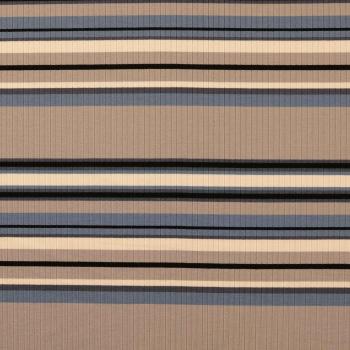 Heavy Knit Strickstoff ColorLine – Beige Natur Graublau Schwarz