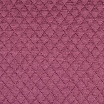 Vintage Jacquard Jersey mit Steppung, uni, melange, fuchsia