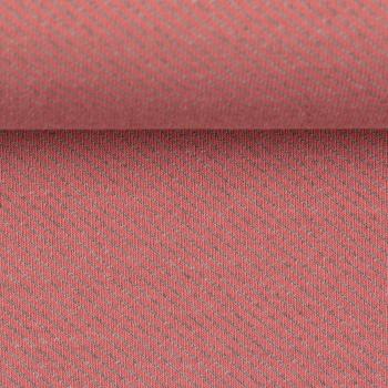 Jacquard Jersey grau/lachs