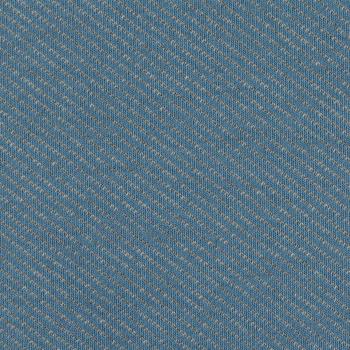 Preview: Jacquard Jersey grau/türkisblau 