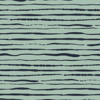 Bio-Baumwoll-Jersey, unregelmäßige Querstreifen, lightmint/navy