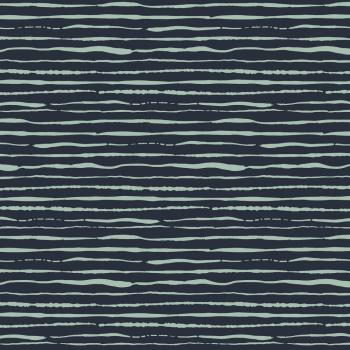 Bio-Baumwoll-Jersey, unregelmäßige Querstreifen, navy/lightmint