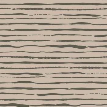 Bio-Baumwoll-Jersey, unregelmäßige Querstreifen, Sand/Army Green