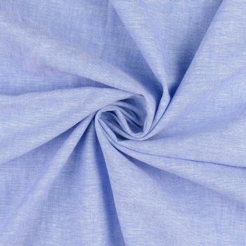 Leinen-Baumwolle. uni, hellblau