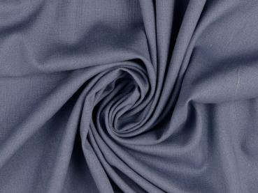 Viskose Leinen Stretch - uni, vintage blue