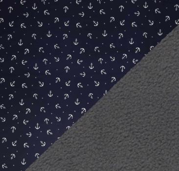 NANO-Softshell Fiete, Anker, Sterne, dunkelblau