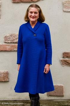 Waffel-Strick, Oslo, uni, royalblau HW23/24 Designbeispiel