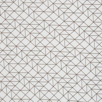 Aspen Linien – grafischer Kuschelsweat in Natur und Taupe