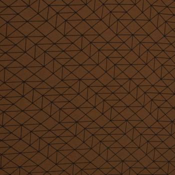 Aspen Linien – grafischer Kuschelsweat in Braun und Dunkelbraun