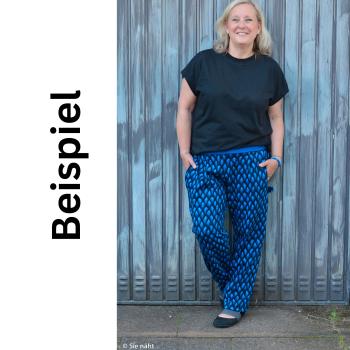 Preview: Beispiel Davos Sweat Blau – Drachenschuppen Stoff angeraut, weicher Baumwoll‑Sweat für Hoodies & Kostüm
