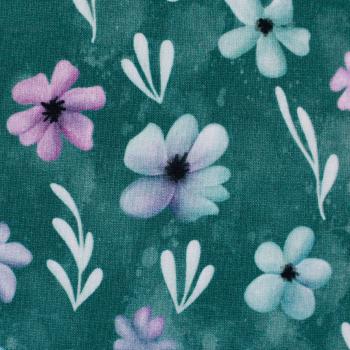 Preview: Modal French Terry Velvet Bloom