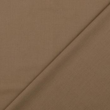 Woll-Twill, uni, sand