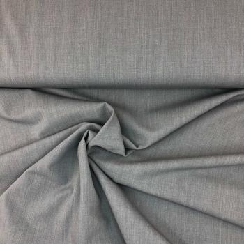 Woll-Twill, uni, hellgrau