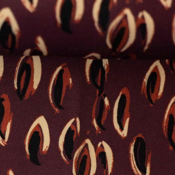 Viskose Webware Amalia plum