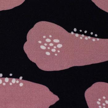 Viskose Webware BLACK Blossom by Käselotti, rosé