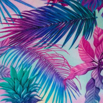 Viskose Marlene, sommerliches Design mit Ananas