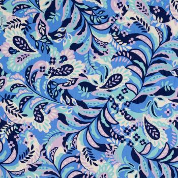 Viskose Crepe - blau