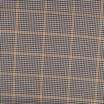 Viskose Webware Hahnentritt, schwarz/weiß/beige