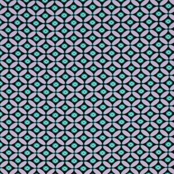 Viskose, Lenzing EcoVero, retro Design Black/Lilac