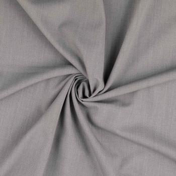 Preview: Woll-Twill, uni, hellgrau