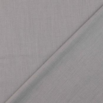 Preview: Woll-Twill, uni, hellgrau