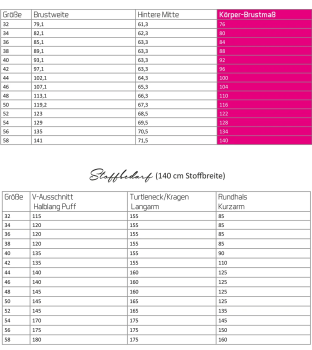 Papierschnittmuster Shirt/Pullover Greta von ki-ba-doo