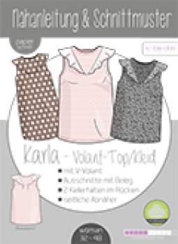 Schnittmuster Karla - Volant-Top/Kleid
