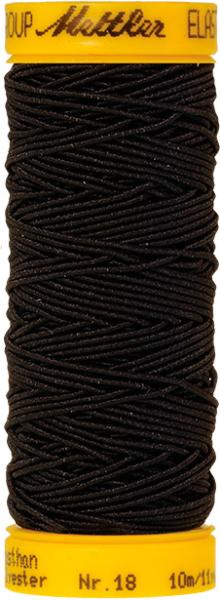 Ahmann-Mettler Elasticfaden, schwarz
