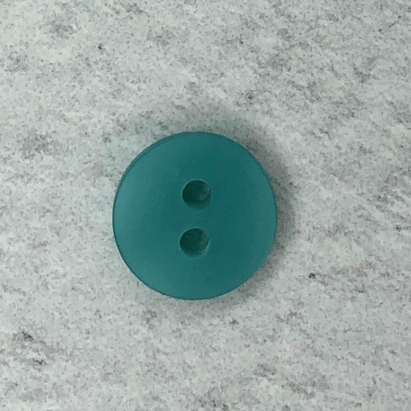 Blusenknopf - matt schimmernd -  13 mm - mint