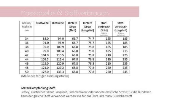 Papierschnittmuster Shirt mit Kuschelkragen lillesol women No. 32