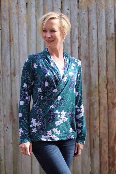 Papierschnittmuster Wickelshirt, lillesol women No. 41