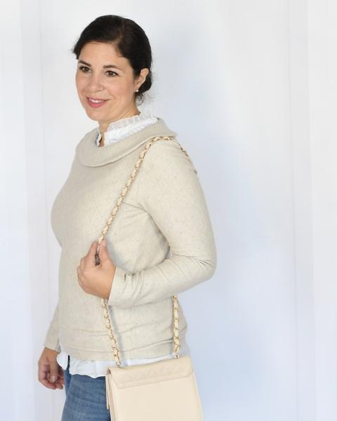 Papierschnittmuster Shirt mit U-Boot-Kragen, lillesol women No. 47